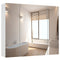 DICTAC | 3-Door Medicine Cabinet with Mirror & Adjustable Shelves, Wall Mounted Bathroom Storage Cabinet, White