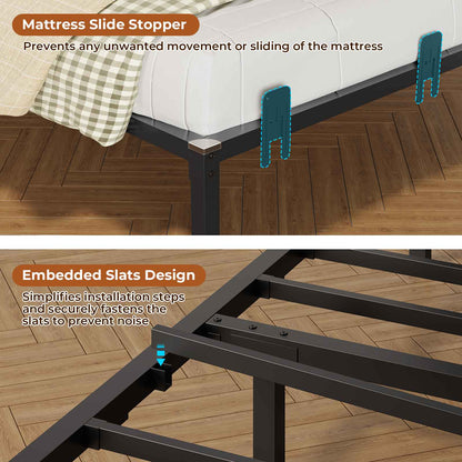 DICTAC | Corner Bed Frame with Storage Drawers, LED Lights & Charging Station, Upholstered Daybed (Oak Gray)