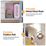 DICTAC | Loft Bed with L-Shaped Desk, Charging Station, LED Lights, Storage Shelves & Drawers - White