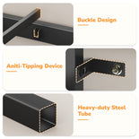DICTAC | Bunk Bed with Desk, 5 Storage Drawers, Shelves, LED Lights & Charging Station