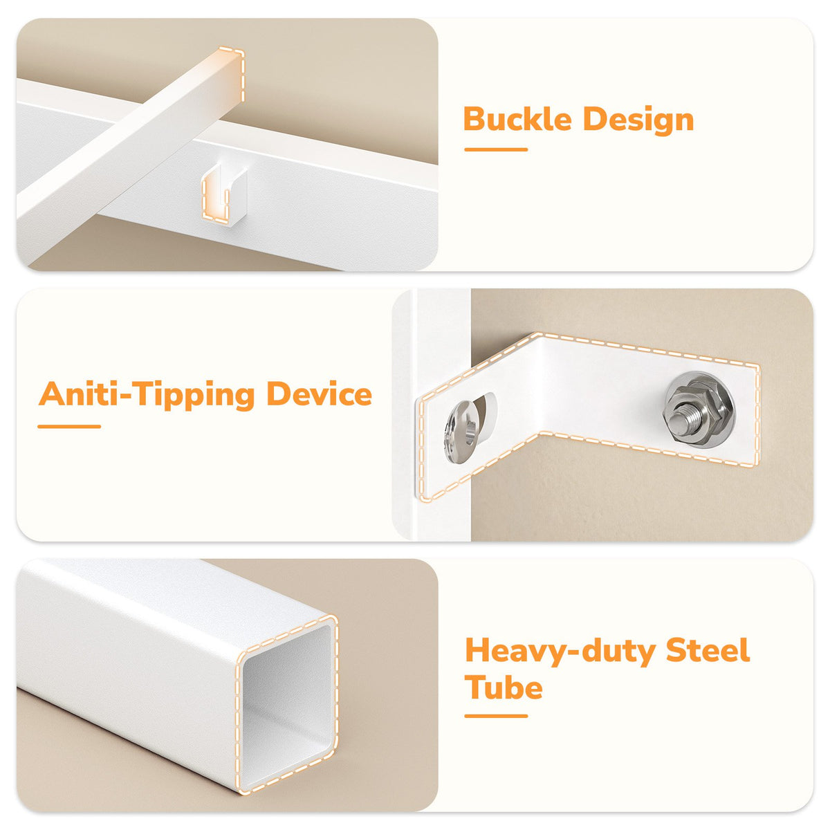 DICTAC | Bunk Bed with Desk, 5 Storage Drawers, Shelves, LED Lights & Charging Station