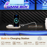 DICTAC | Gaming Bed with 4 Drawers, Storage Headboard, Charging Station & RGB LED Lights - Black